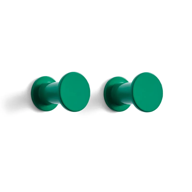 Bolt Haken 2er Pack Ø2,8cm Green by HAY – product photo