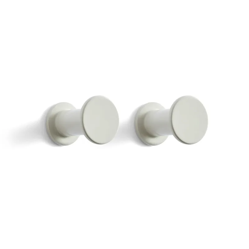 Bolt Haken 2er Pack Ø2,8cm Light grey by HAY – product photo