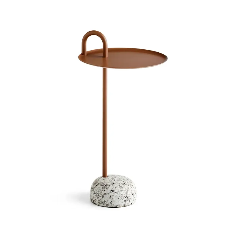 Bowler Beistelltisch Pale brown-granite von HAY – Produktfoto