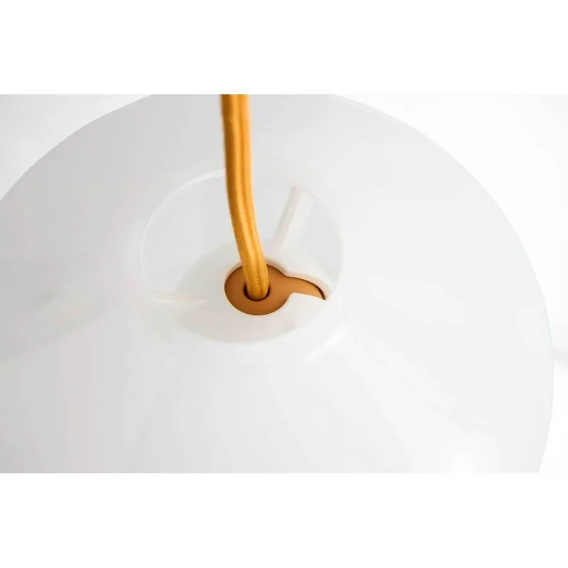 Buoy Glass 300 Hanglamp Opal/Rusty Red från HAY – produktbild