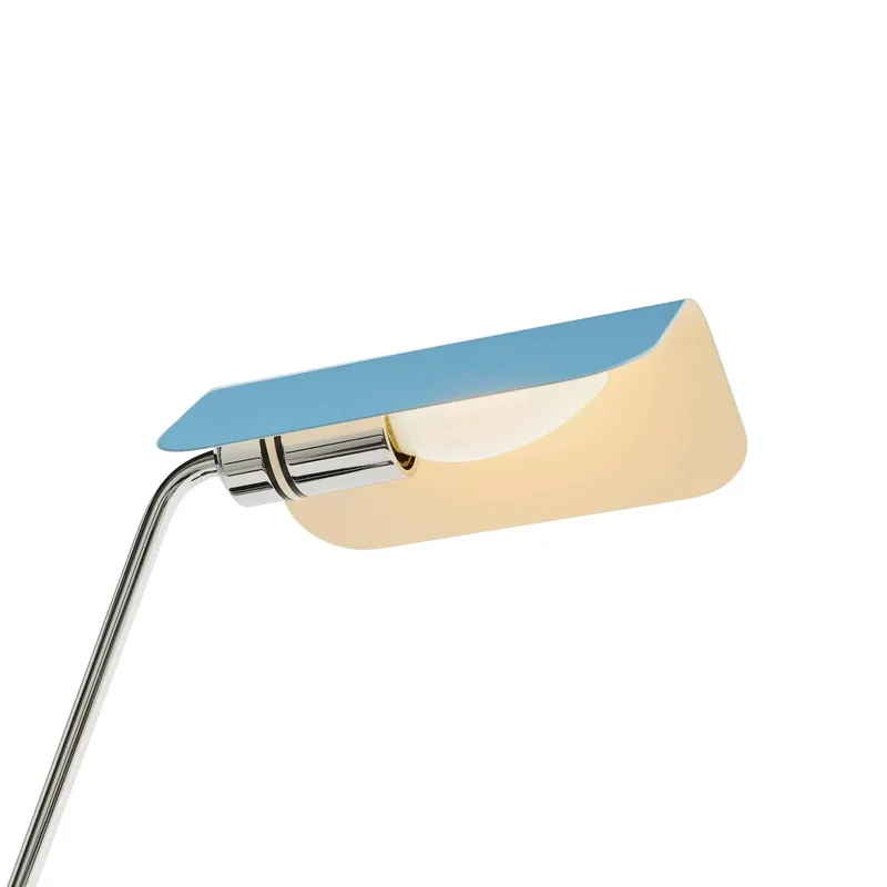 bureaulamp Apex, 38 cm, E14, staal von HAY in Pastelblauw – Produktfoto