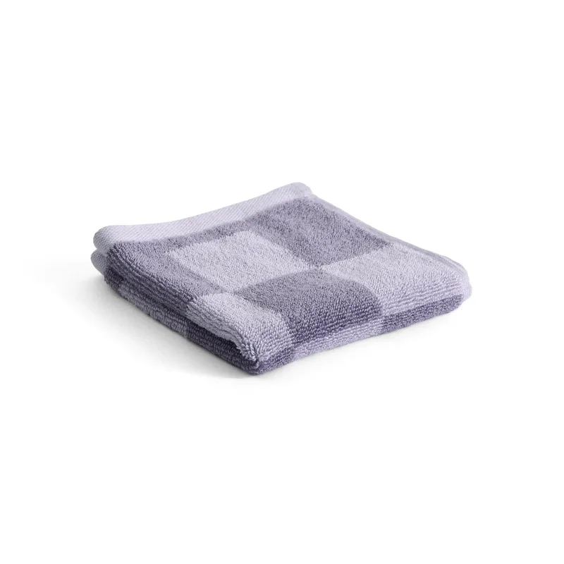 Check Handtuch 30 x 30cm Lavender från HAY – produktbild