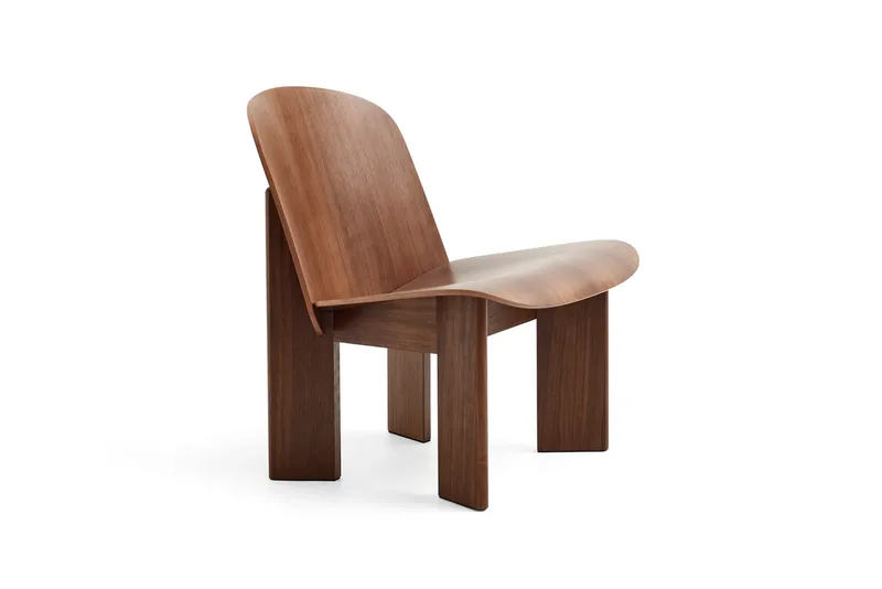 Chisel Lounge Chair Lackiertes Walnuss by HAY – product photo