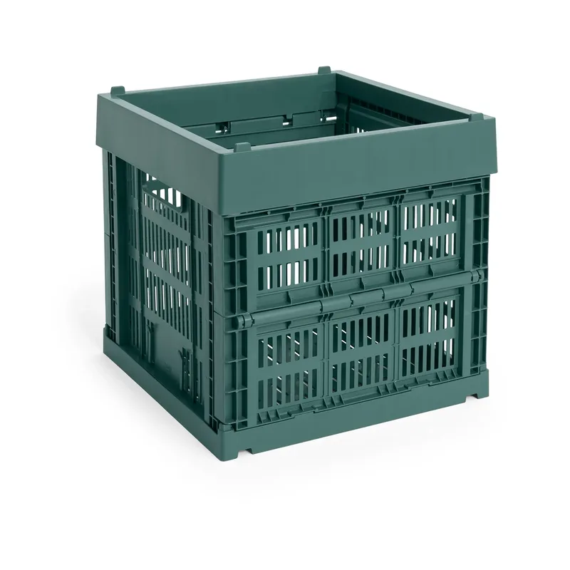 Colour Crate Cube 29,5x29,5 cm Dark green by HAY – product photo
