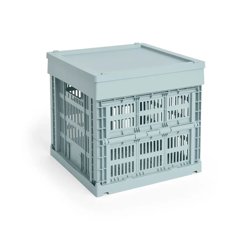 Colour Crate Cube 29,5x29,5 cm Dusty blue från HAY – produktbild