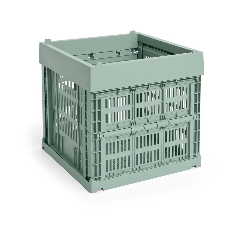 Colour Crate Cube 29,5x29,5 cm Sage green från HAY – produktbild