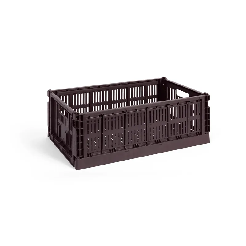 Colour Crate L 34,5 x 53cm Bordeaux by HAY – product photo