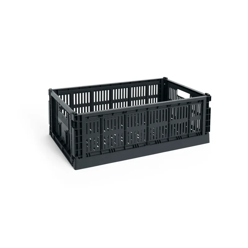 Colour Crate L 34,5 x 53cm Charcoal från HAY – produktbild