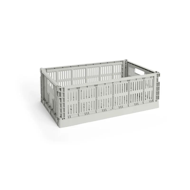 Colour Crate L 34,5 x 53cm Grey från HAY – produktbild