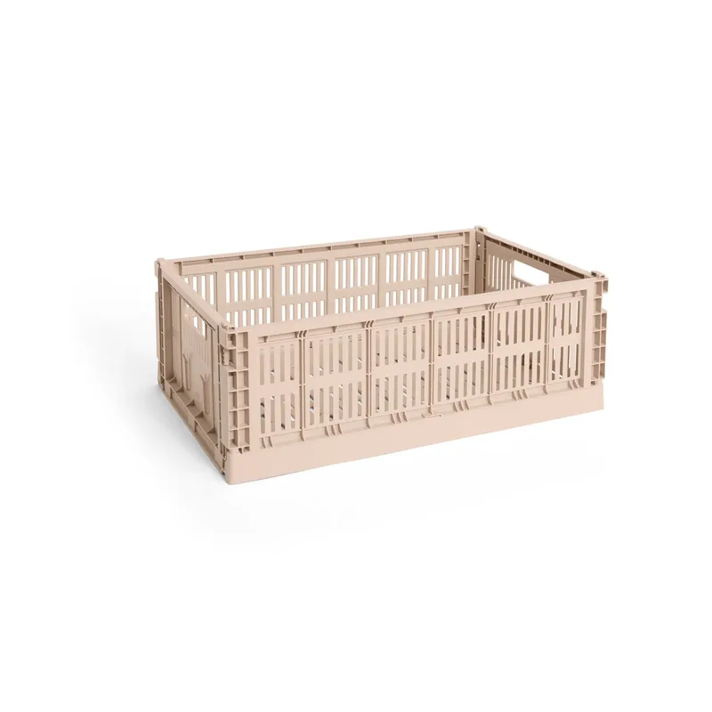 Colour Crate L 34,5 x 53cm Powder by HAY – product photo