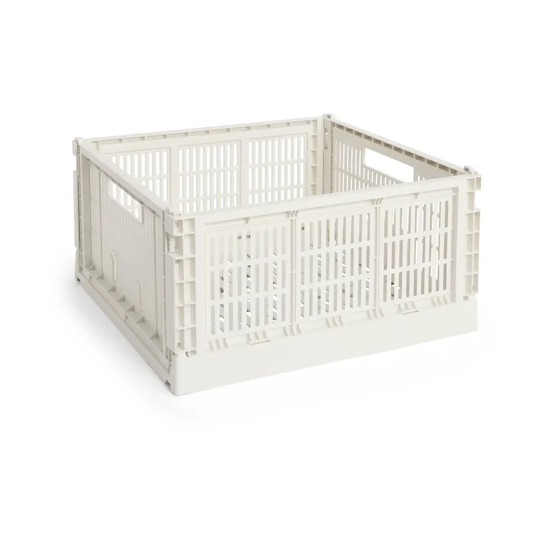 Colour Crate L Quadrat 42x42 cm Off white von HAY – Produktfoto