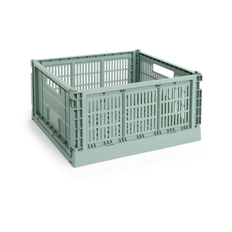 Colour Crate L Quadrat 42x42 cm Sage green från HAY – produktbild