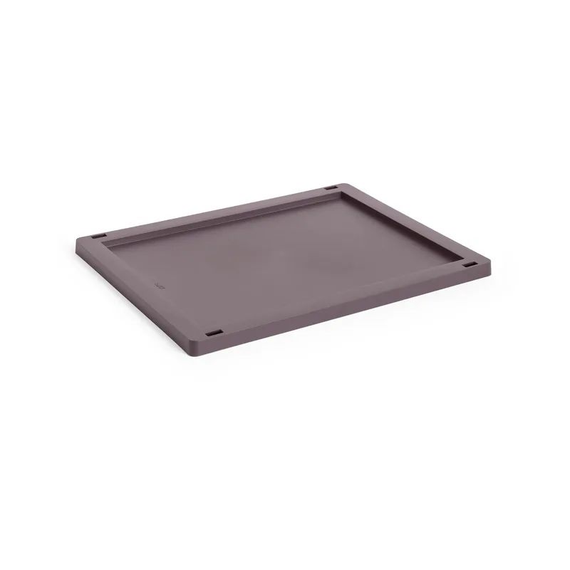 Colour Crate lock plastic medium Bordeaux von HAY – Produktfoto