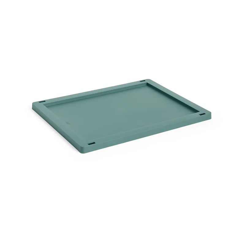 Colour Crate lock plastic medium Dark green by HAY – product photo