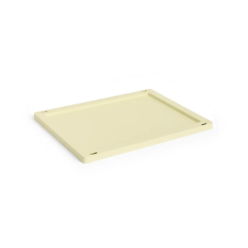 Colour Crate lock plastic medium Light yellow by HAY – product photo