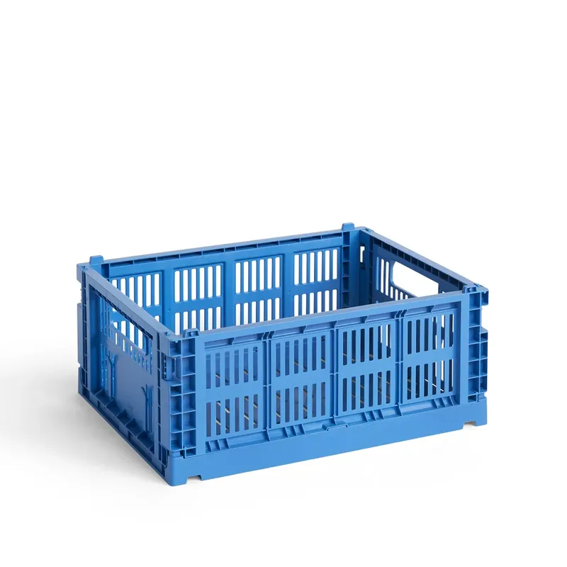 Colour Crate M 26,5 x 34,5cm Electric blue von HAY – Produktfoto