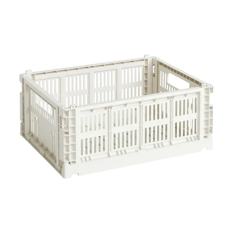 Colour Crate M 26,5 x 34,5cm Off-white von HAY – Produktfoto