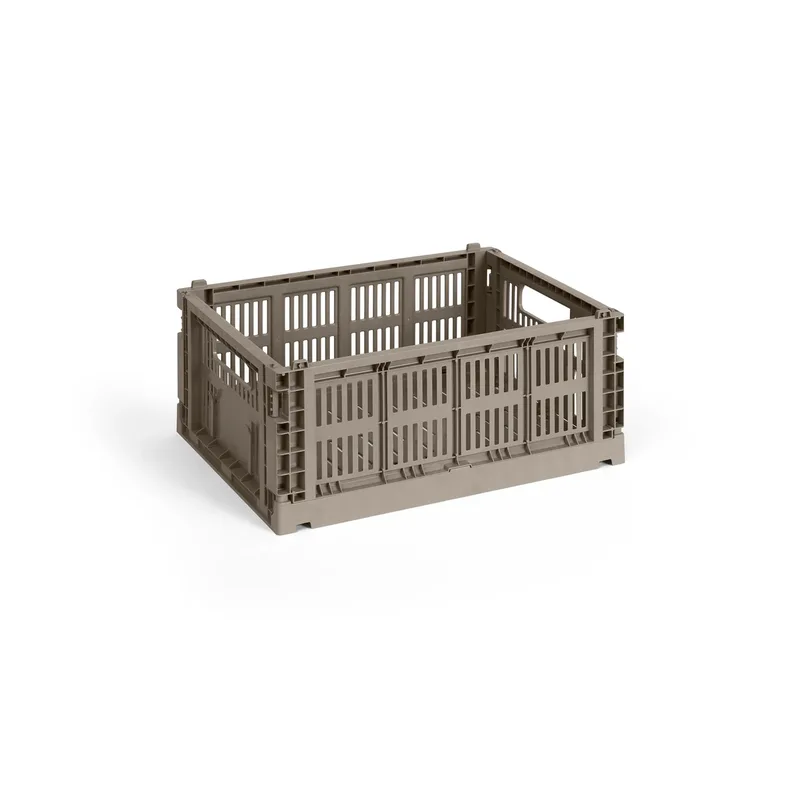Colour Crate M 26,5 x 34,5cm Warm grey by HAY – product photo