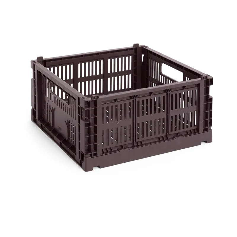 Colour Crate M Square 29,5x29,5 cm Bordeaux von HAY – Produktfoto