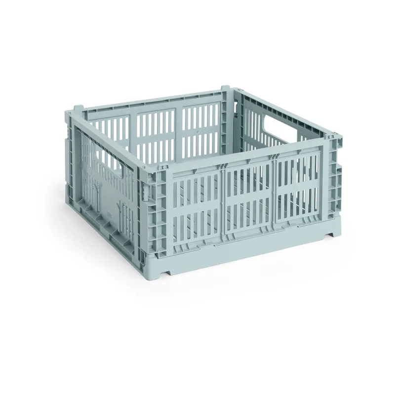 Colour Crate M Square 29,5x29,5 cm Dusty blue by HAY – product photo