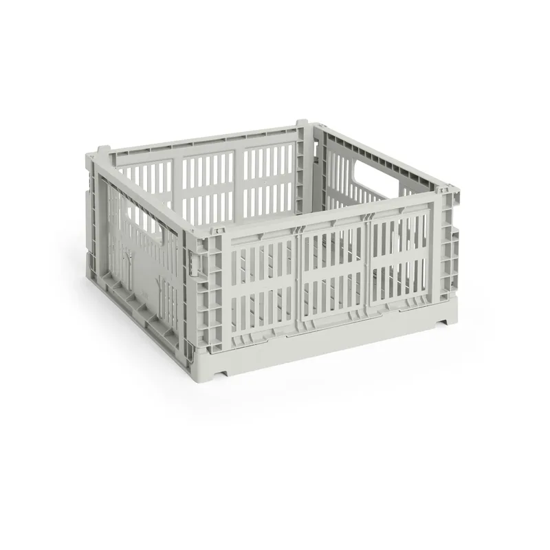 Colour Crate M Square 29,5x29,5 cm Grey von HAY – Produktfoto