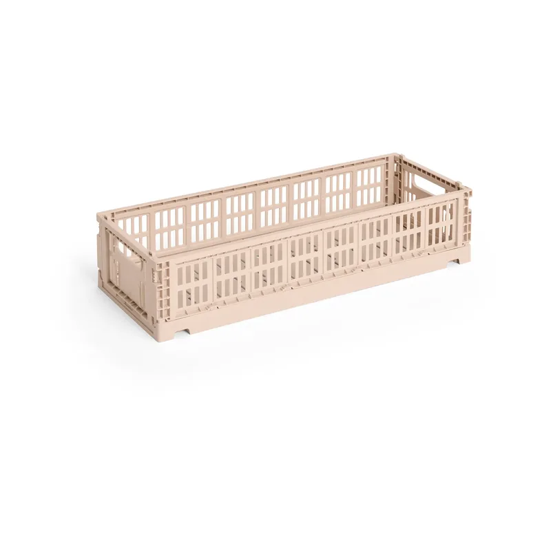 Colour Crate Mini Oblong 13x34,5 cm Powder von HAY – Produktfoto