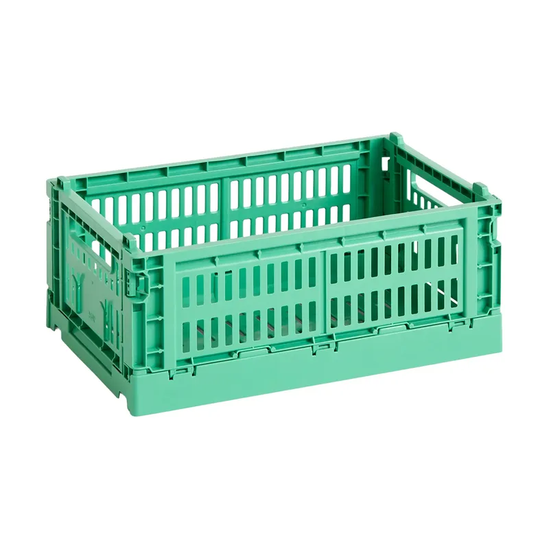 Colour Crate S 17 x 26,5cm Dark mint von HAY – Produktfoto
