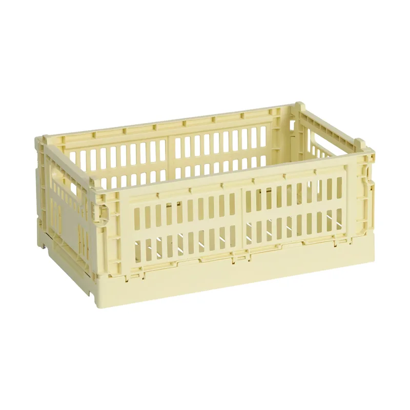 Colour Crate S 17 x 26,5cm Light yellow by HAY – product photo