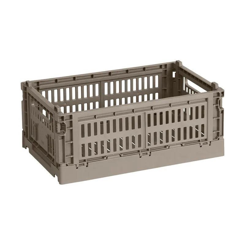 Colour Crate S 17 x 26,5cm Warm grey von HAY – Produktfoto