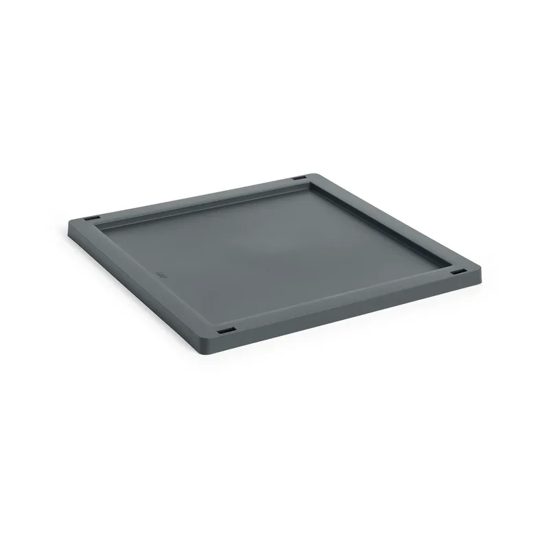 Colour Crate Square/Cube lock plastic medium Charcoal van HAY – productfoto