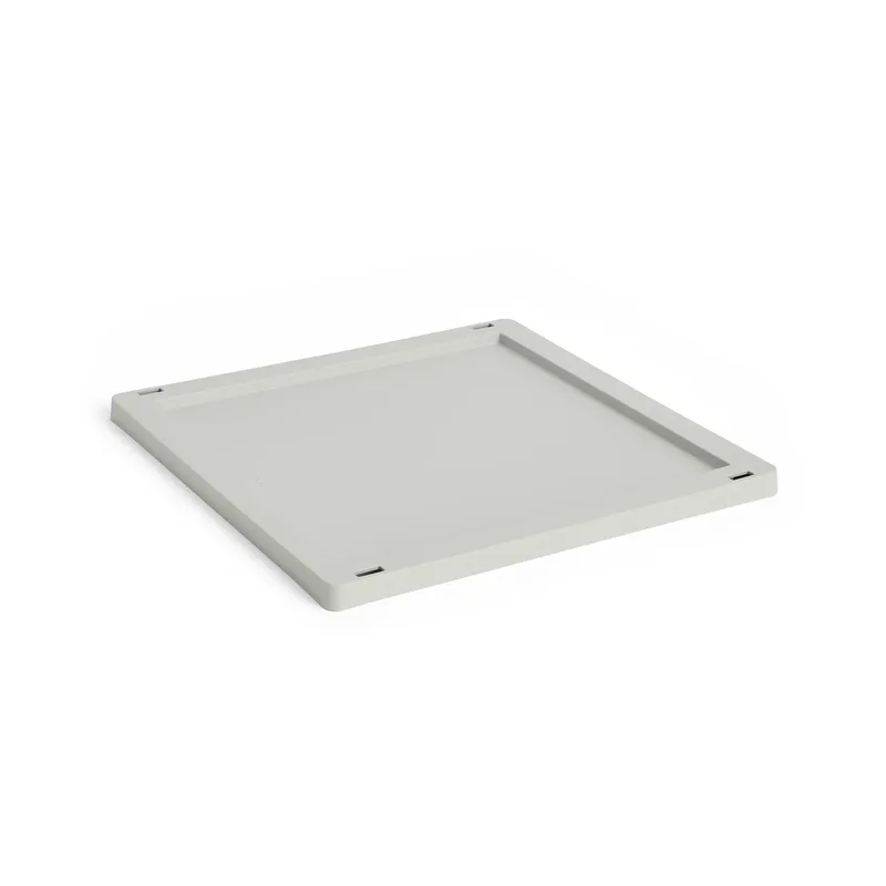 Colour Crate Square/Cube lock plastic medium Grey de HAY – photo du produit