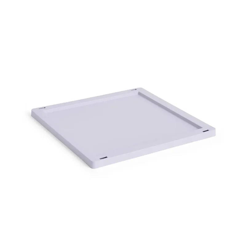 Colour Crate Square/Cube lock plastic medium Lavender by HAY – product photo