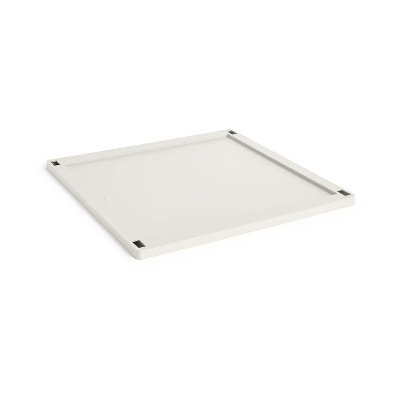 Colour Crate Square/Cube lock plastic medium Off white by HAY – product photo