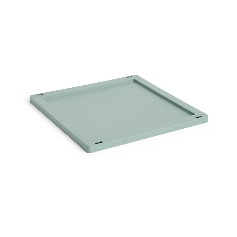 Colour Crate Square/Cube lock plastic medium Sage green van HAY – productfoto