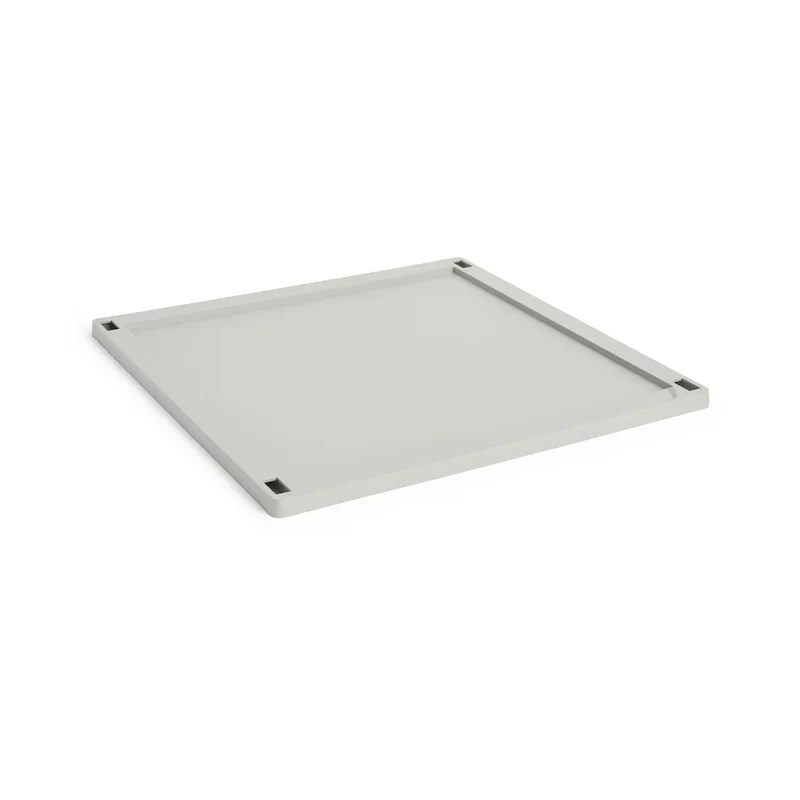 Colour Crate Square lock plastic large Grey von HAY – Produktfoto