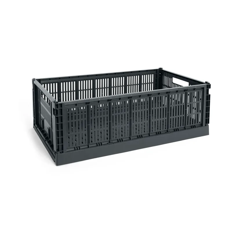 Colour Crate XL 42x68 cm Charcoal by HAY – product photo