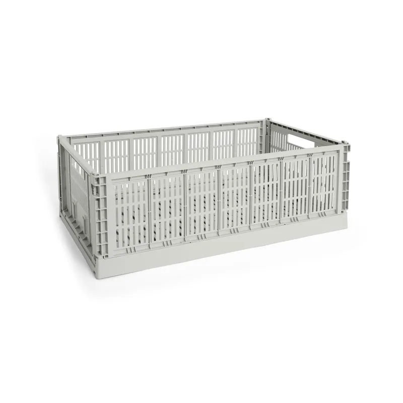 Colour Crate XL 42x68 cm Grey de HAY – photo du produit