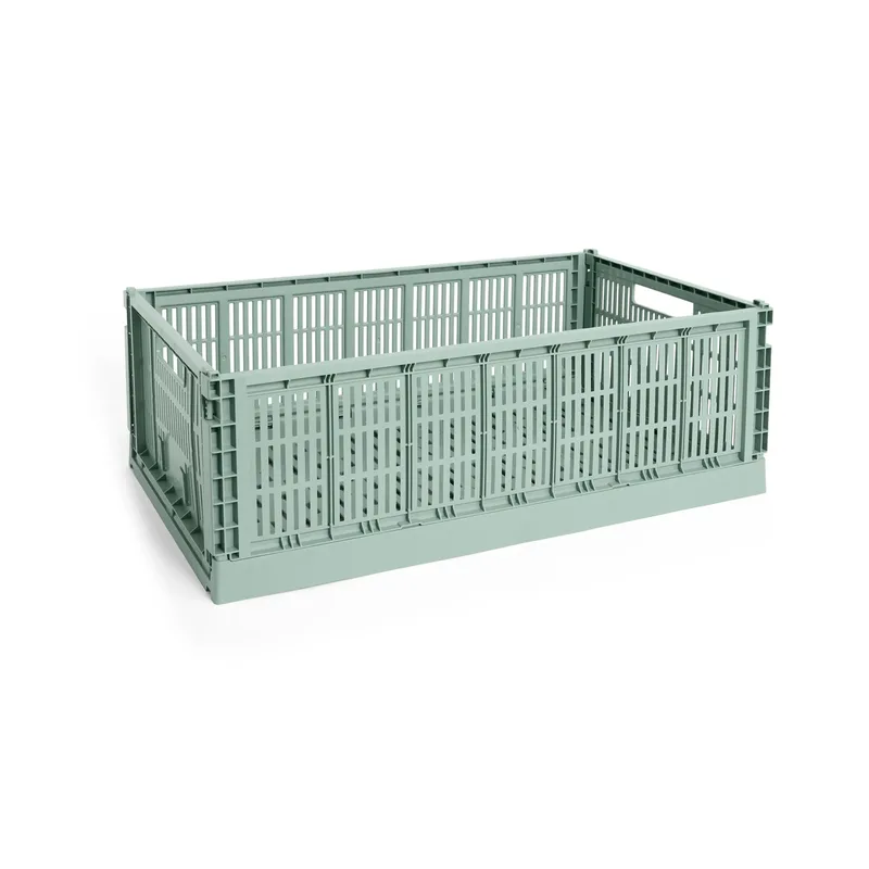 Colour Crate XL 42x68 cm Sage green by HAY – product photo