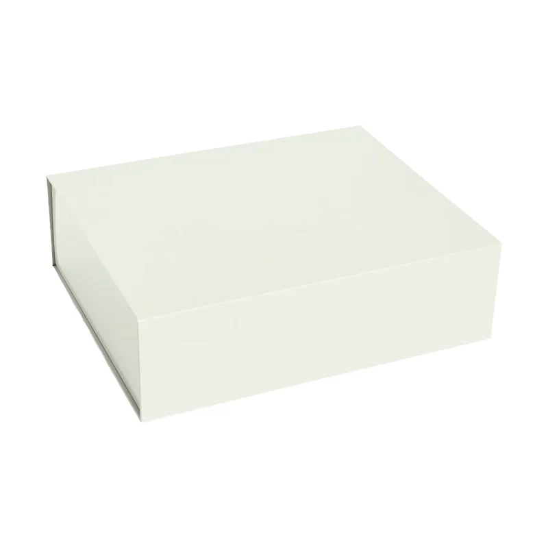 Colour Storage L Box mit Deckel 34,5 x 41,5cm Chalk white by HAY – product photo