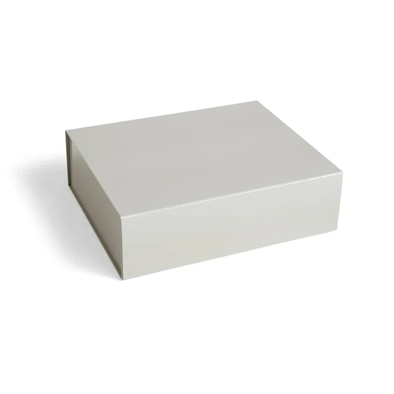 Colour Storage L Box mit Deckel 34,5 x 41,5cm Grey by HAY – product photo
