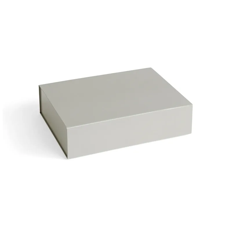 Colour Storage S Box mit Deckel 25,5 x 33cm Grey by HAY – product photo