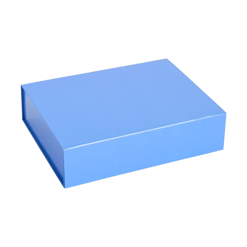 Colour Storage S Box mit Deckel 25,5 x 33cm Vibrant blue by HAY – product photo