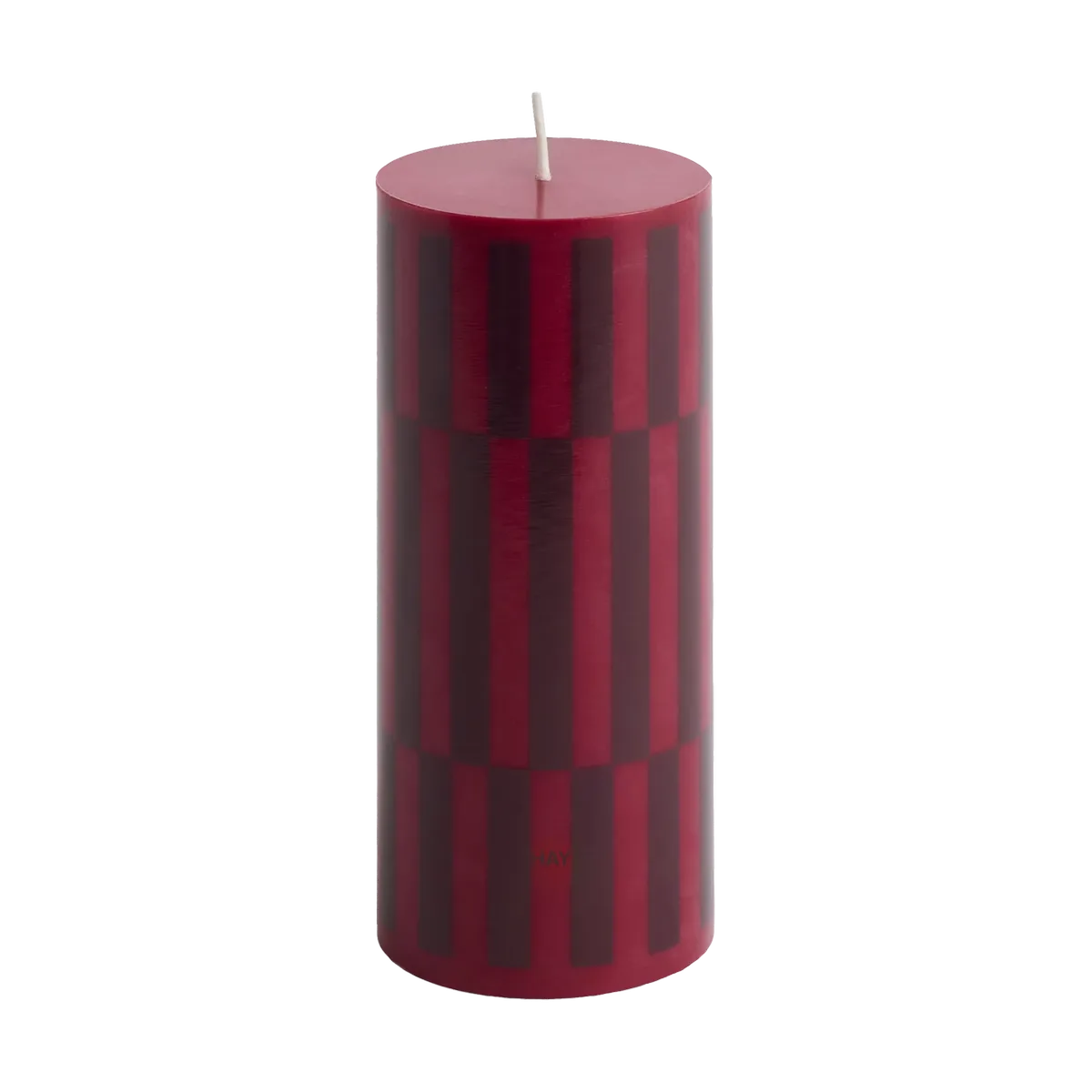 Bougie bloc Column Candle small 15 cm Wine-bordeaux de HAY – photo du produit