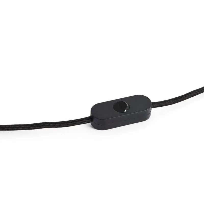 COMMON E27-fitting, zwart, stekker, 2,4 m von HAY – Produktfoto