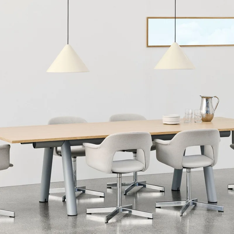 Compass hanglamp, wit, Ø 43 cm, E27 von HAY – Produktfoto