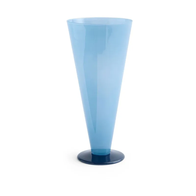 Conical Vase Petrol blue-dark blue, large fra HAY – produktbillede