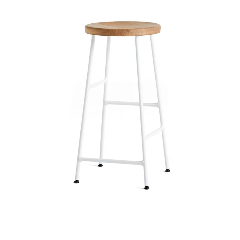 Cornet Barhocker 65 cm Oiled oak-cream white by HAY – product photo