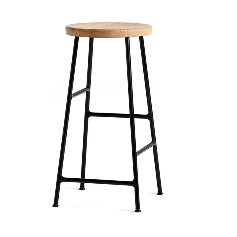 Cornet Barhocker 65 cm Oiled oak-soft black von HAY – Produktfoto