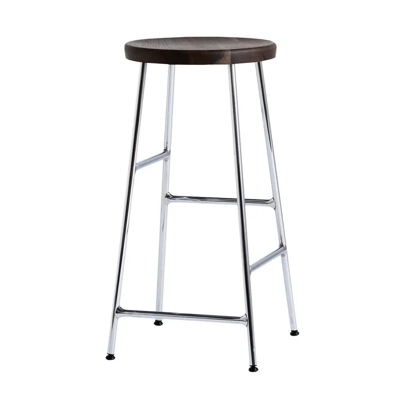 Cornet Barhocker 65 cm Smoked oiled oak-chrome von HAY – Produktfoto