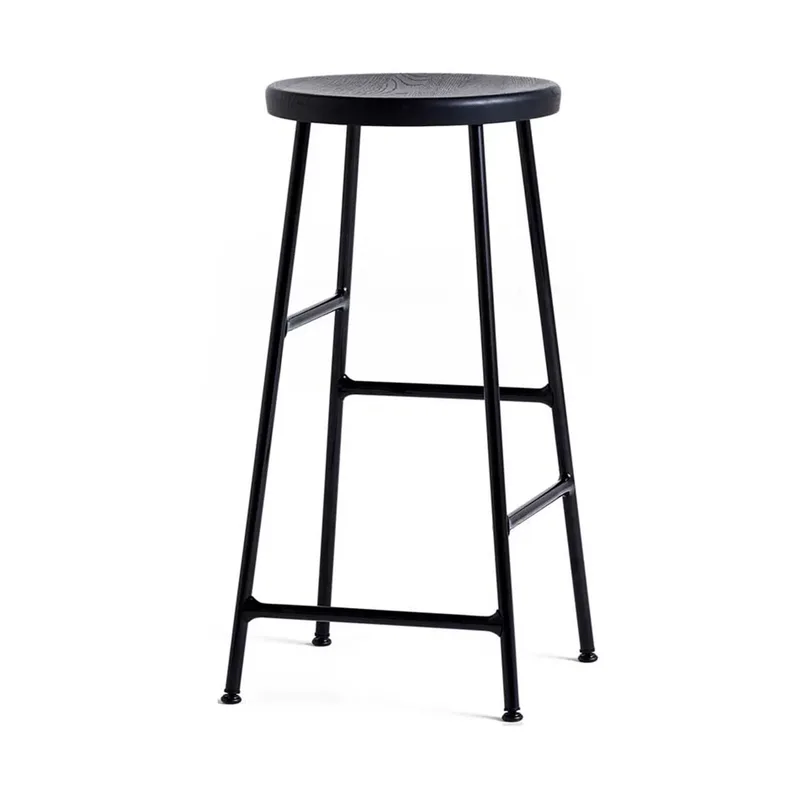Cornet Barhocker 65 cm Soft black oak-soft black från HAY – produktbild